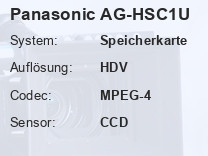 Panasonic AG-HSC1U Testbericht