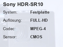 Sony HDR-SR10 Testbericht
