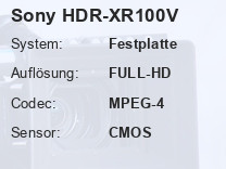 Sony HDR-XR100V Testbericht